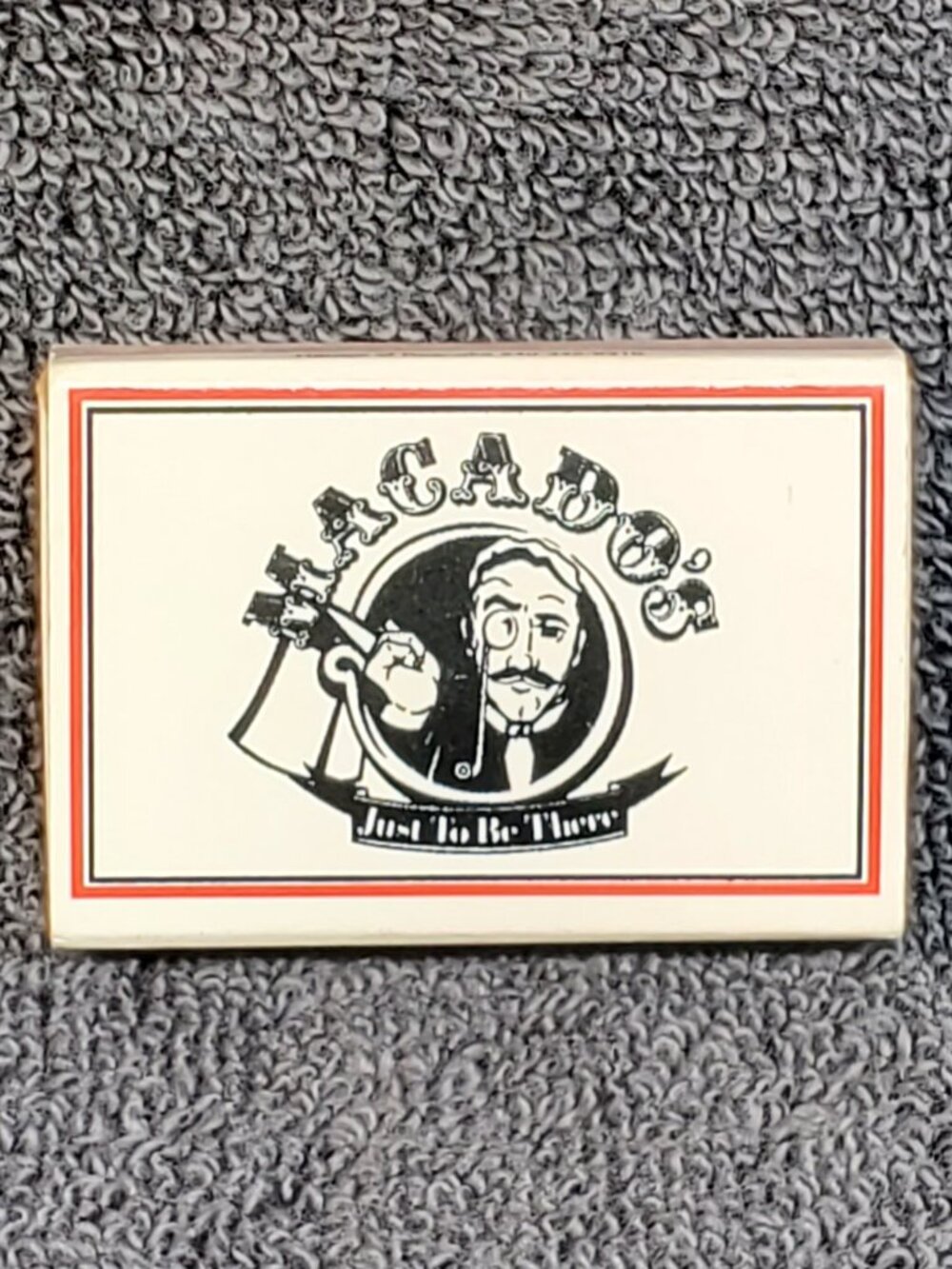 VINTAGE MACADO'S RESTAURANT BOX MATCHES...MADE IN USA BY HAMCO, ROANOKE VA